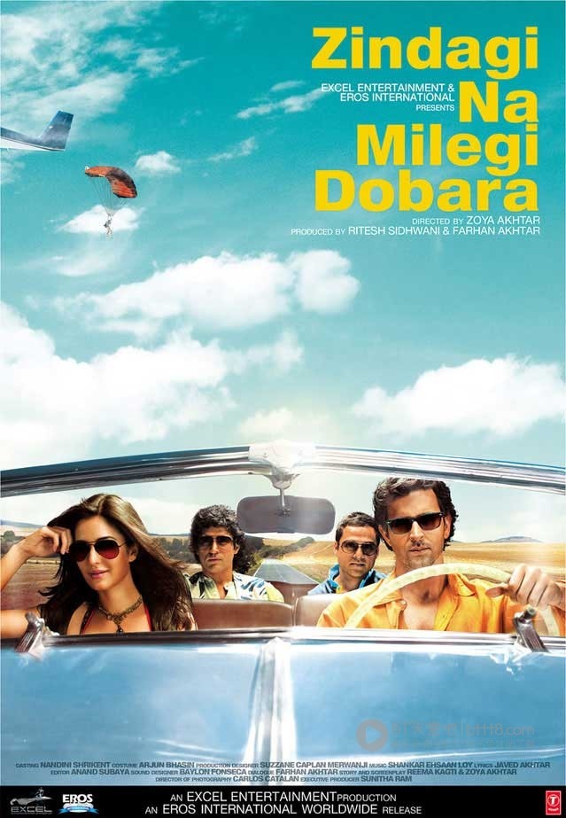 [人生不再重来][BD-720P-MKV][印度语中字][豆瓣8.1分][8.7GB][2011]