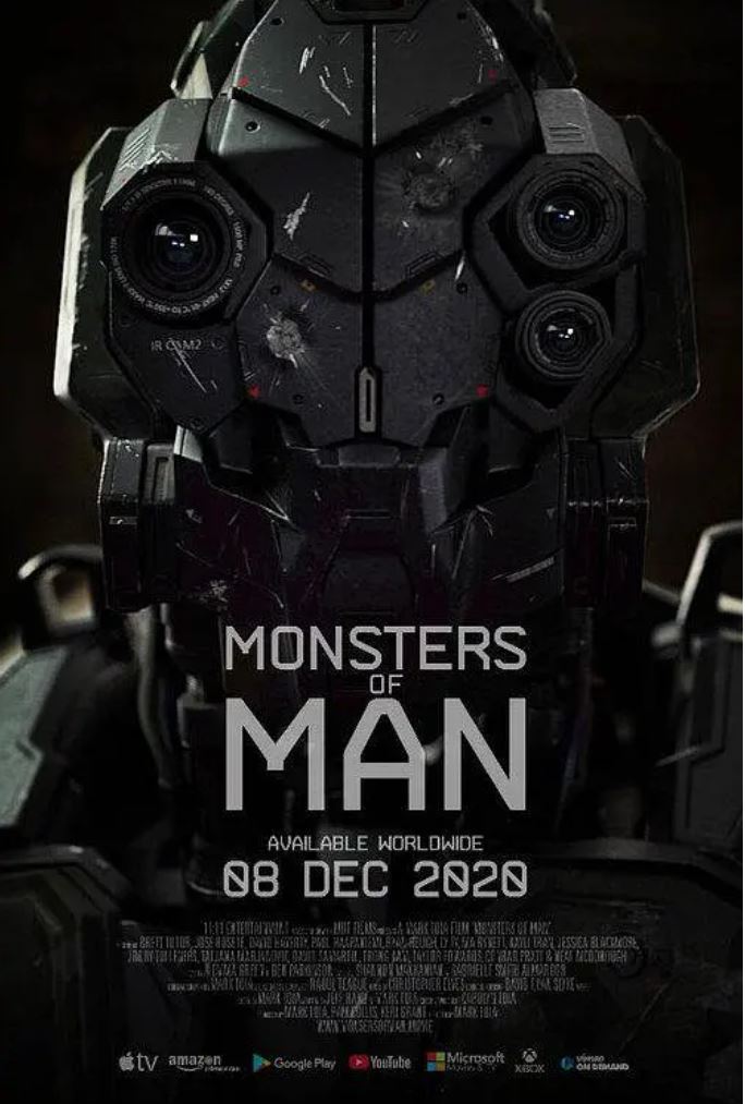 2020年美国动作科幻片《人造怪物》BD中英双字