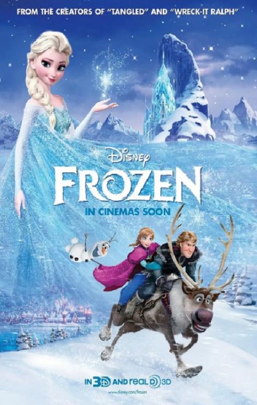 2013年美国经典动画片《冰雪奇缘》蓝光国英双语双字