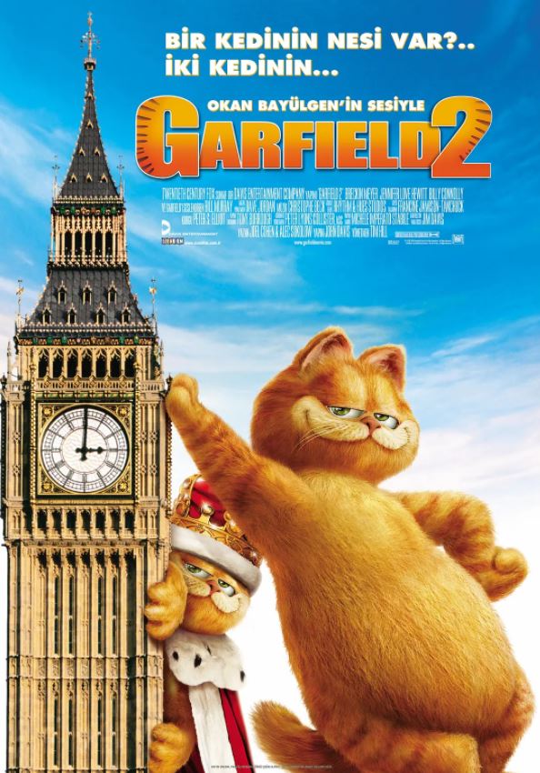 2006年美国经典喜剧片《加菲猫2》蓝光国粤英3语双字